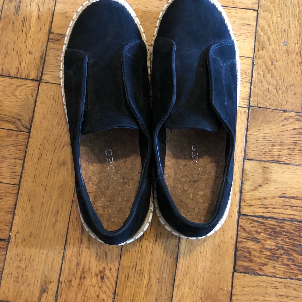 JSlides black sneakers - barely worn